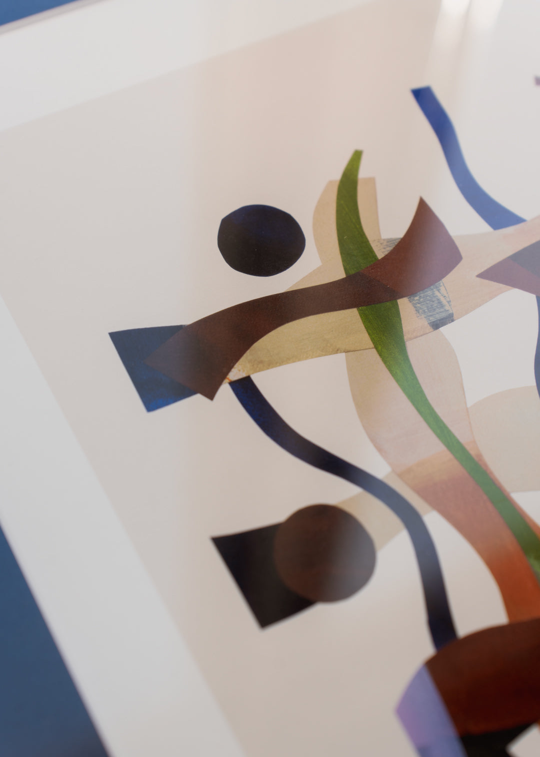 The Poster Club Sway Kunstdruck A4 braun geometrisch