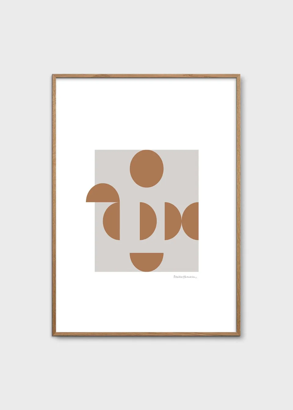 The Poster Club Balancing Objects 03 Poster 30x40 cm grau orange