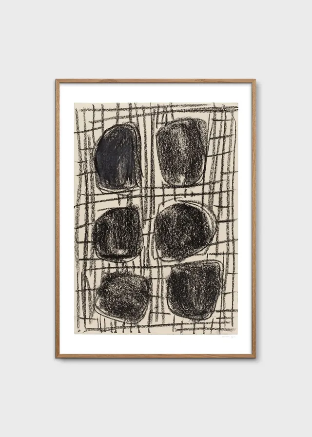 The Poster Club Dotted No.135 Kunstdruck 30x40 beige
