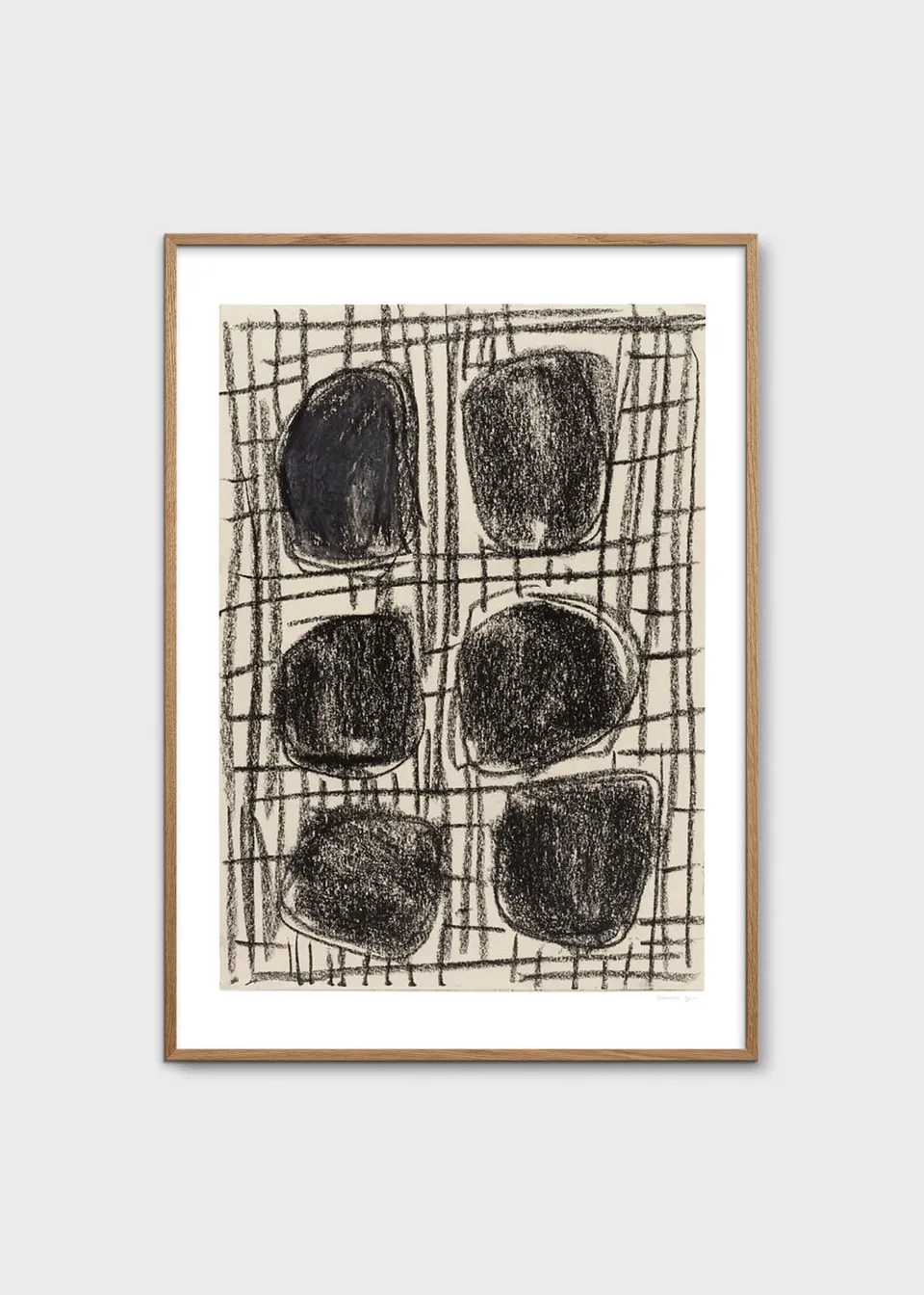 The Poster Club Dotted No.135 Kunstdruck 30x40 beige