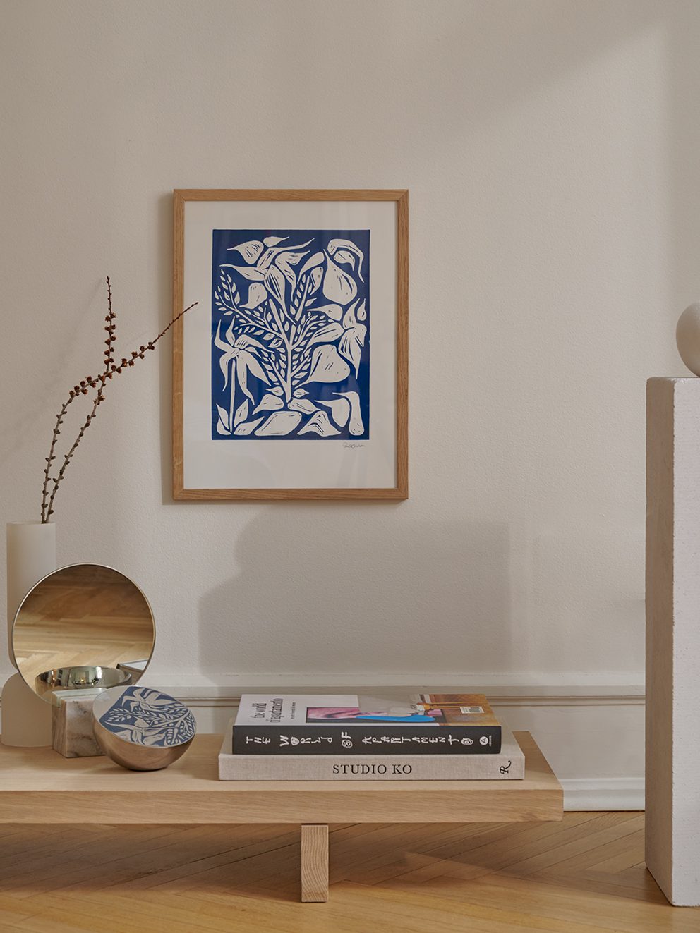 The Poster Club Sommer i København Poster 30x40cm blau botanisch