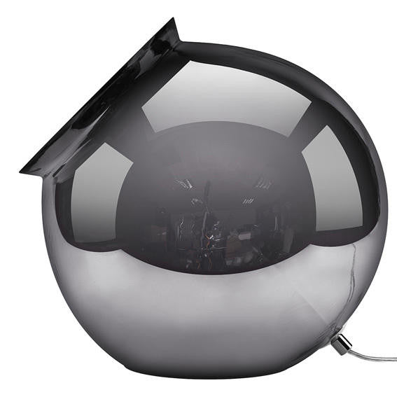 Mineheart Cauldron Tischlampe Glas schwarz E27 29cm