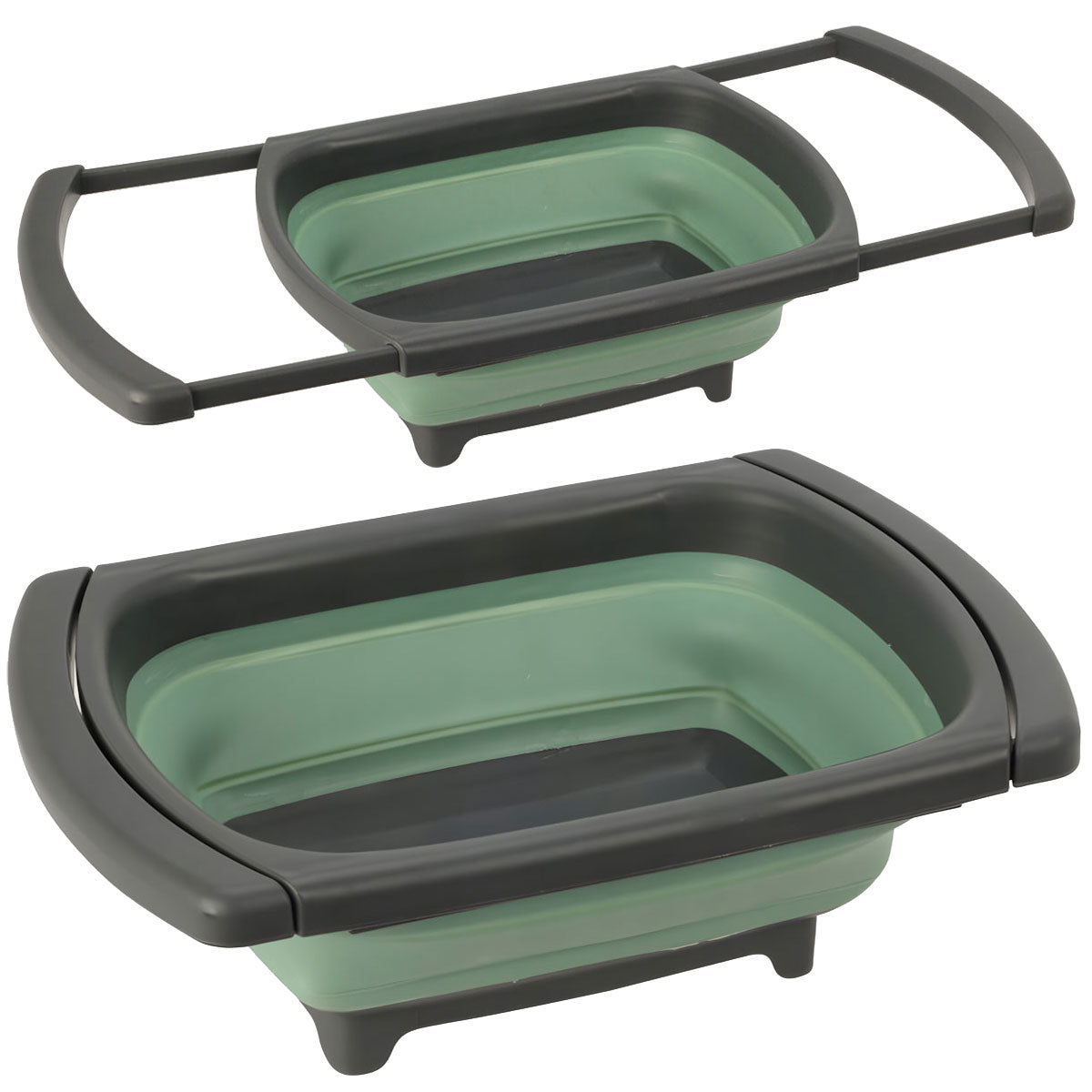 LS-LebenStil Waschschüssel Faltbar 8L 39x26cm Grün