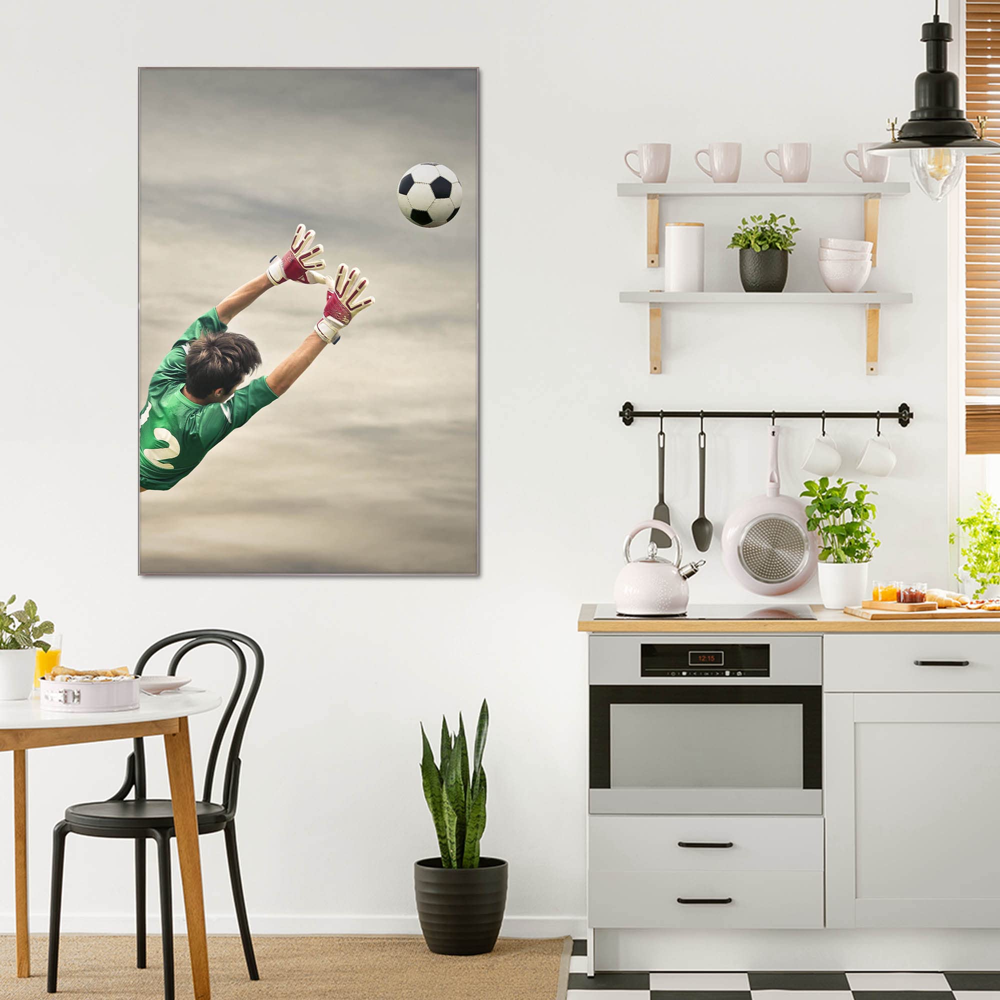 Banjado Magnettafel Abgewehrt Magnetboard 60x40 Sport