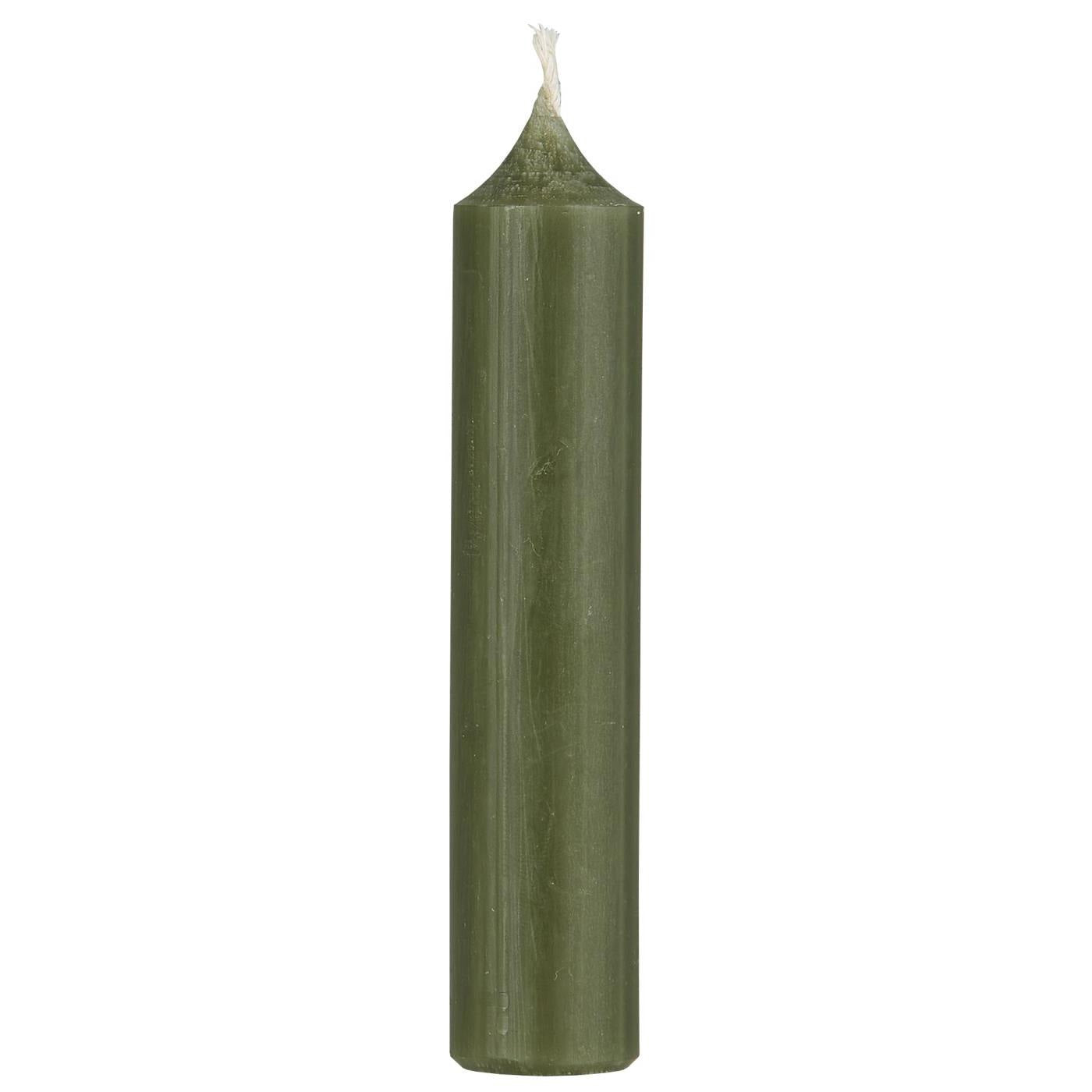 LS-LebenStil Ribe Stabkerzen waldgrün 11x2,2cm 6er Set