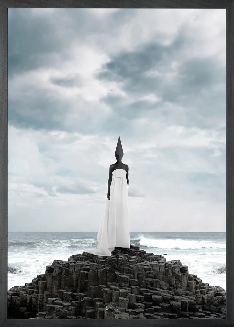 Mineheart Wall Art White Sky XXXIII Leinwandbild 40x50 bunt