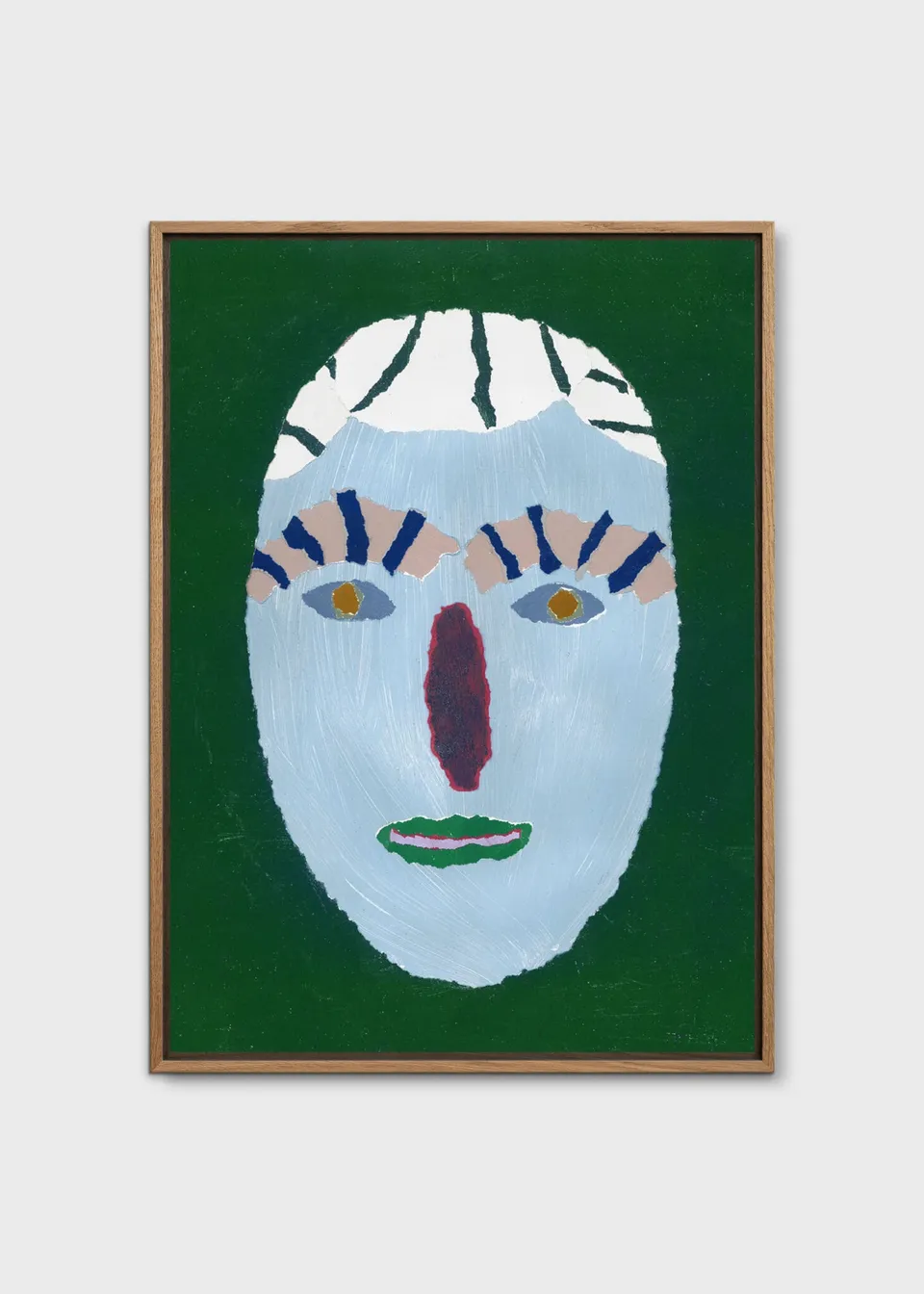 The Poster Club Art Prints Bright Hair Portrait Leinwand 30x40