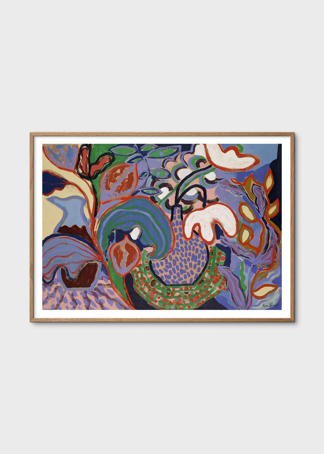 The Poster Club Art Prints Felicity Poster 30x40 cm blau-lila