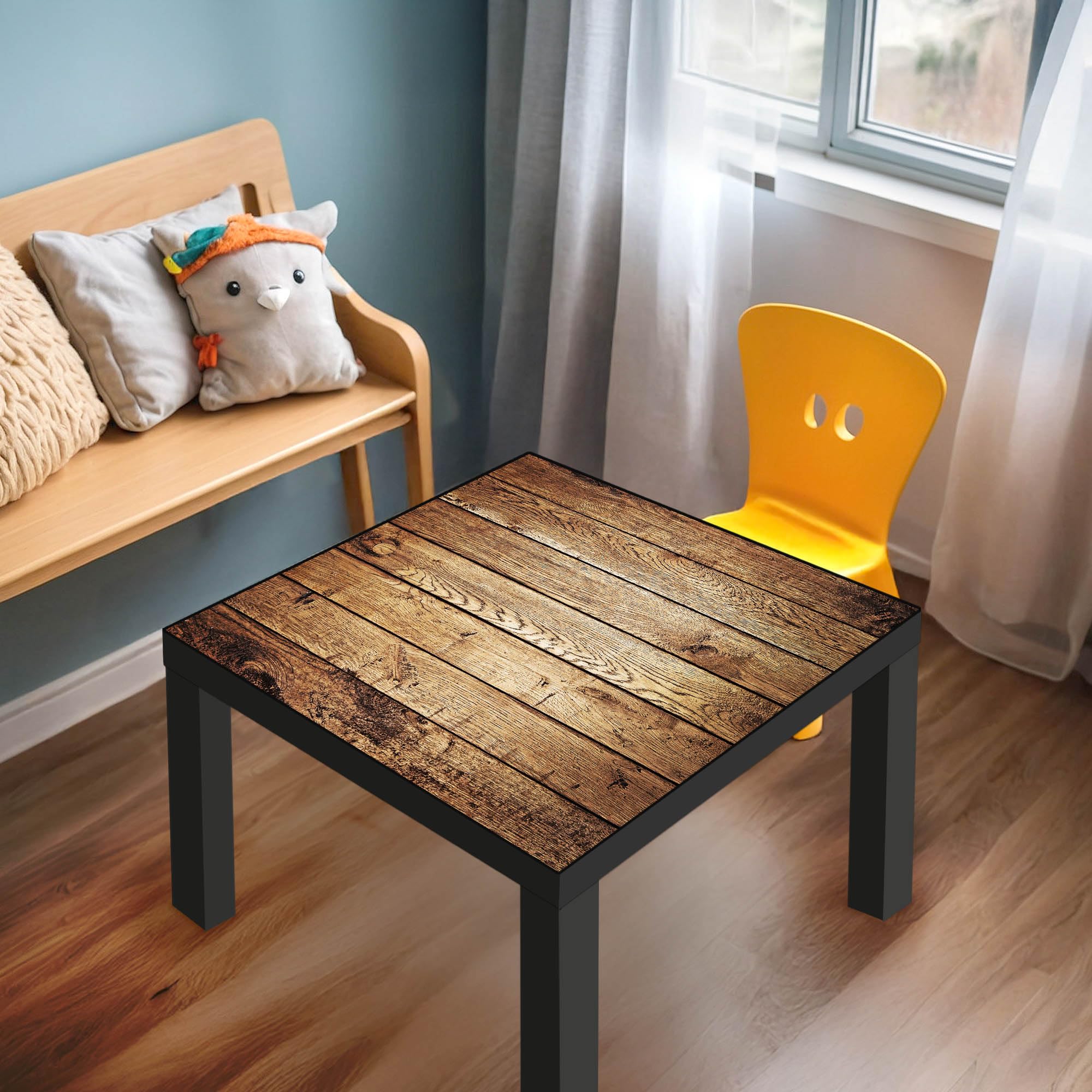Banjado Möbelfolie Geöltes Holz Tischfolie 55x55 Holzoptik