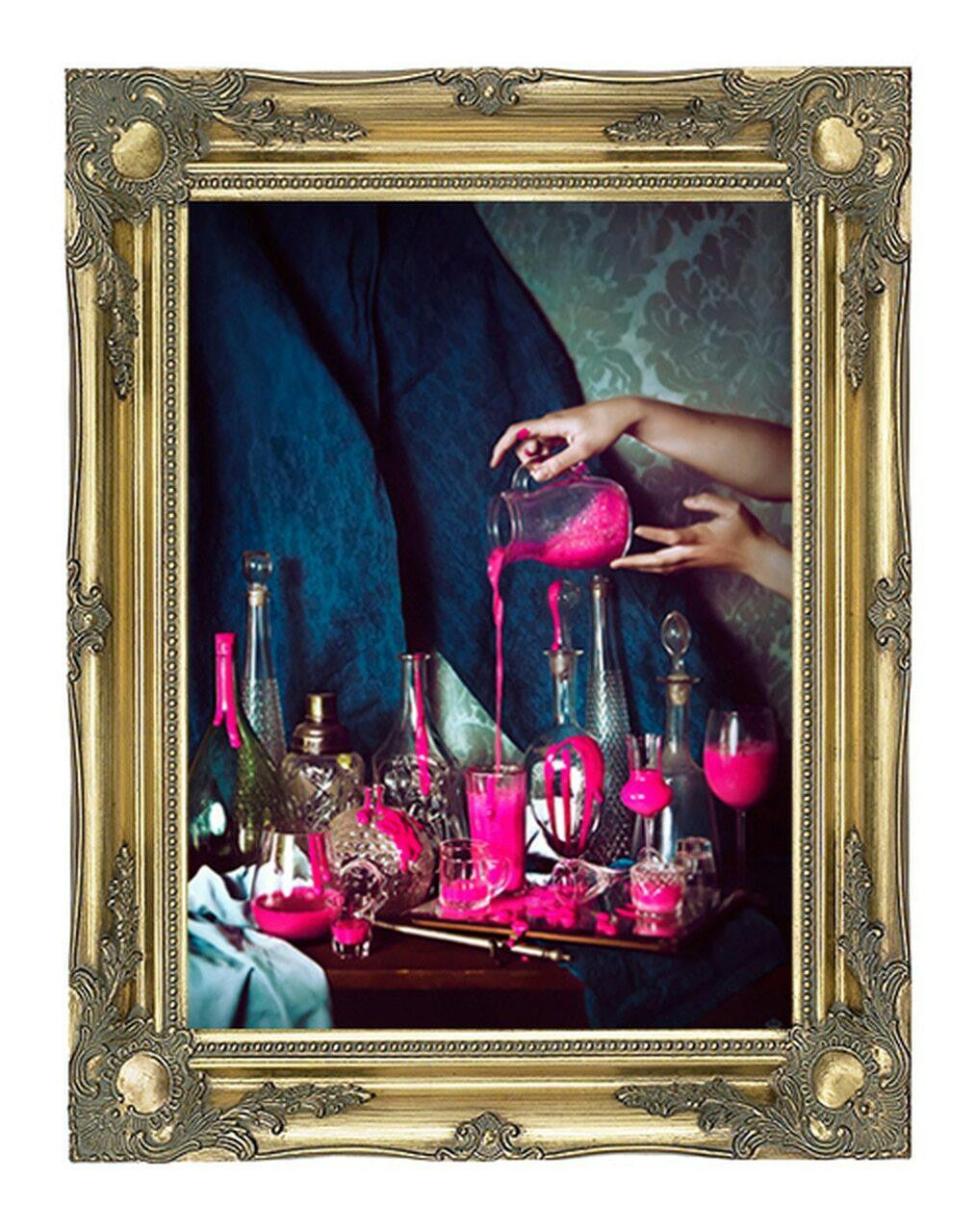 Mineheart Still Pink Leinwandbild Stillleben 66x81 cm