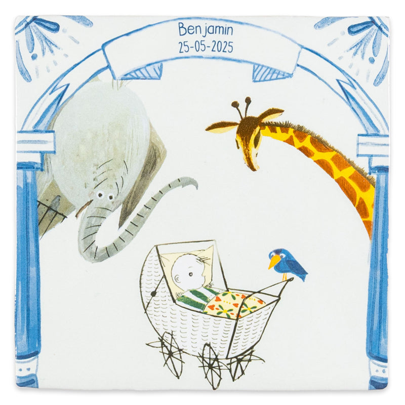 StoryTiles Delft Blue Jou bewonderen Fliese 10x10 cm Baby