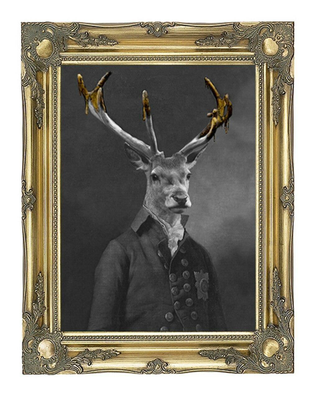 Mineheart Wall Art Brother Stanwick Gold Leinwandbild 66x81cm
