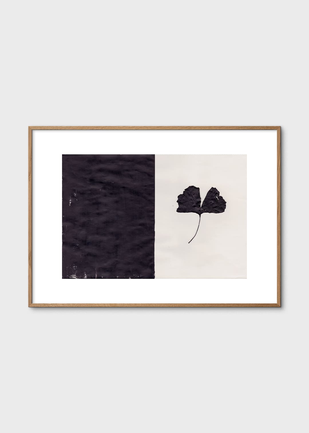 The Poster Club Art Prints Black Ginkgo Poster 30x40 schwarz
