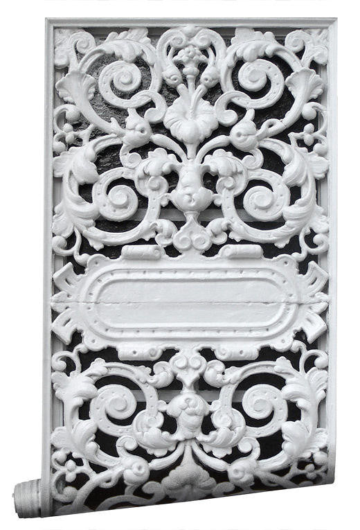 Mineheart Wallpaper Cast Iron Tapete Weiß 52cm Vliestapete