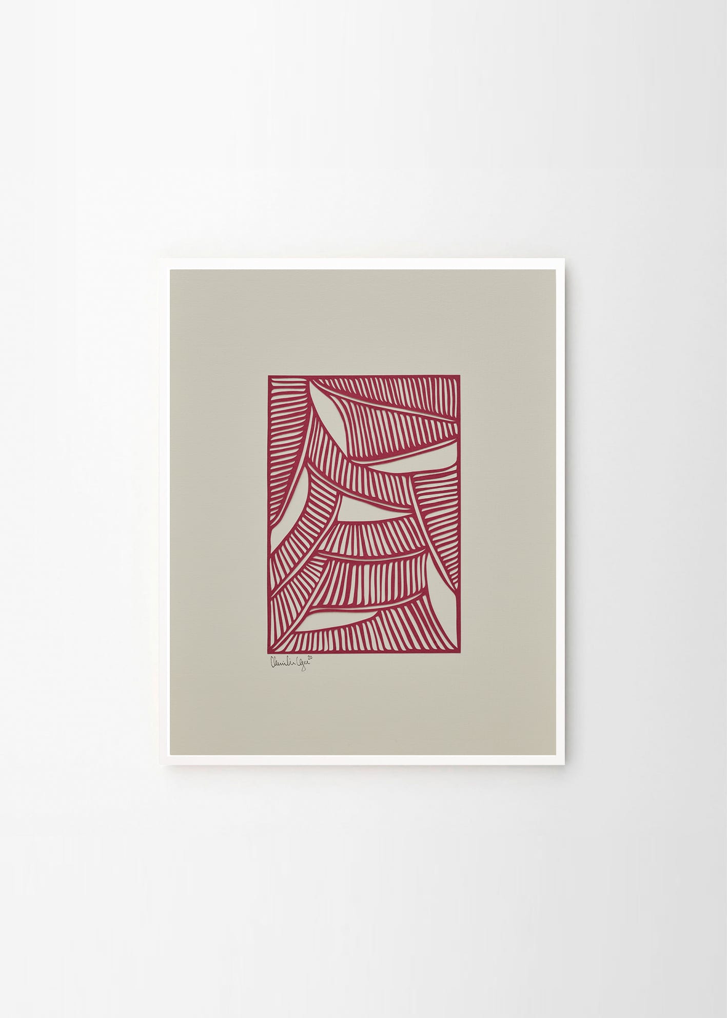 The Poster Club Clow No. 1 Poster 40x50 cm Rosa