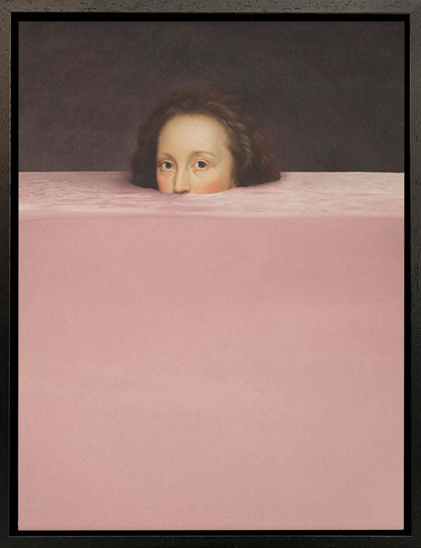 Mineheart Wall Art Submerged-4 Leinwandbild rosa 30x41cm