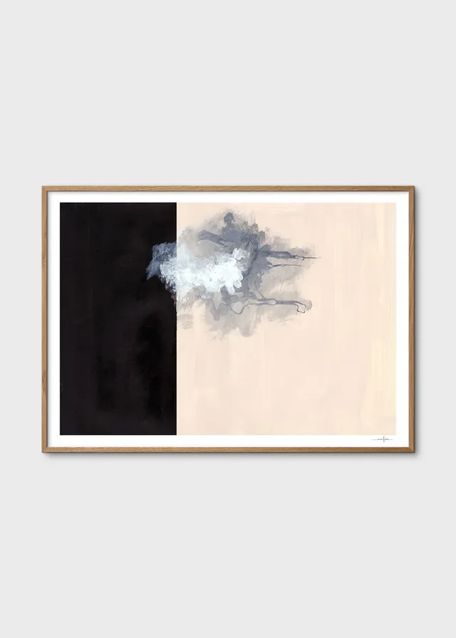 The Poster Club Art Prints Black and Pink Poster 30x40 rosa