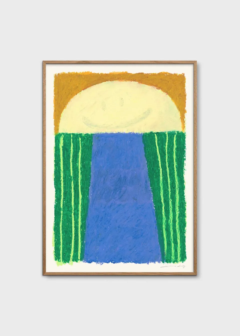 The Poster Club Art Prints Giggly Gills Poster A4 botanisch