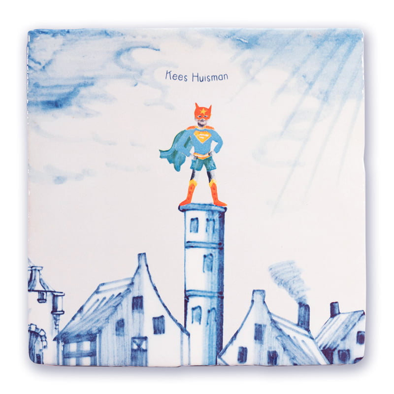 Storytiles Delft Blue Kleine held Fliese S 10x10 cm Baby