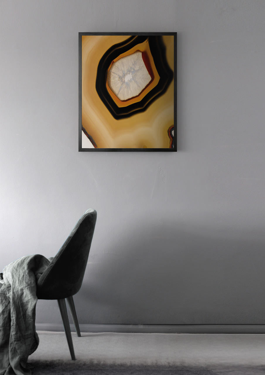 Mineheart Geode 2 Leinwandbild 21x30cm abstrakt