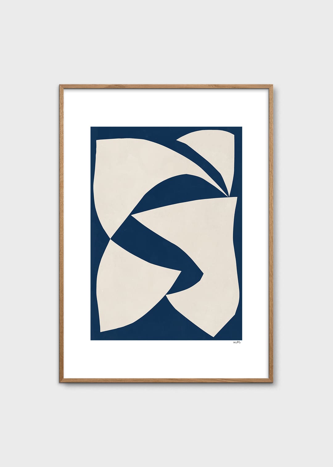 The Poster Club Dynamics Poster 30x40 cm beige-blau
