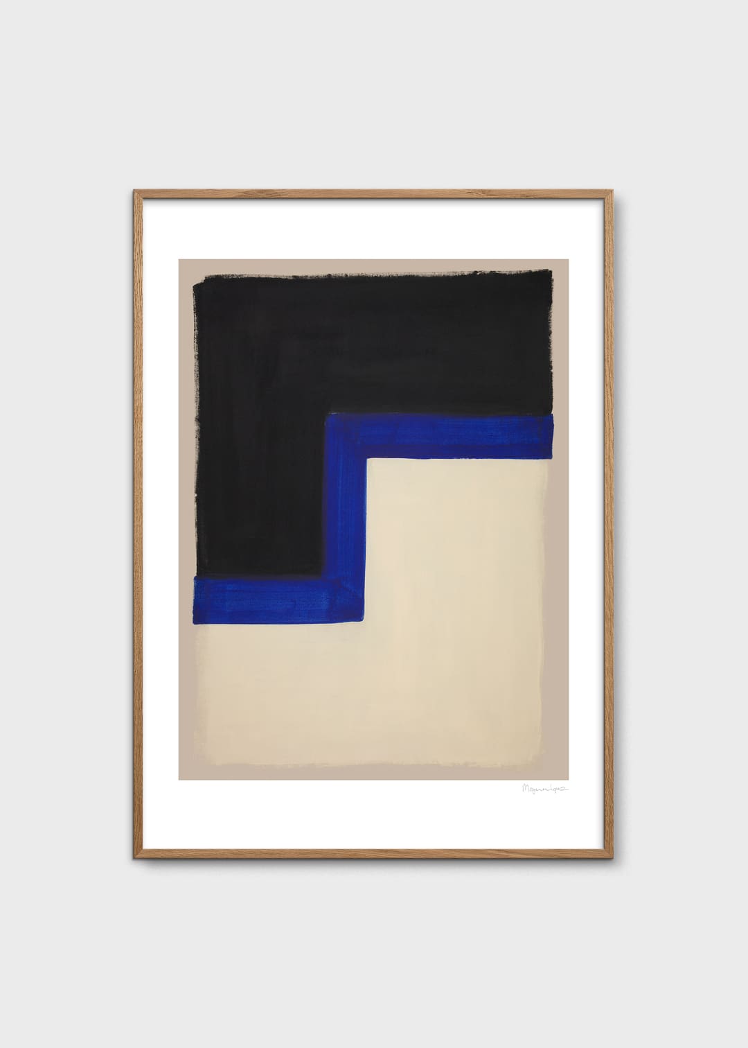 The Poster Club Divide Poster 30x40 abstrakt beige