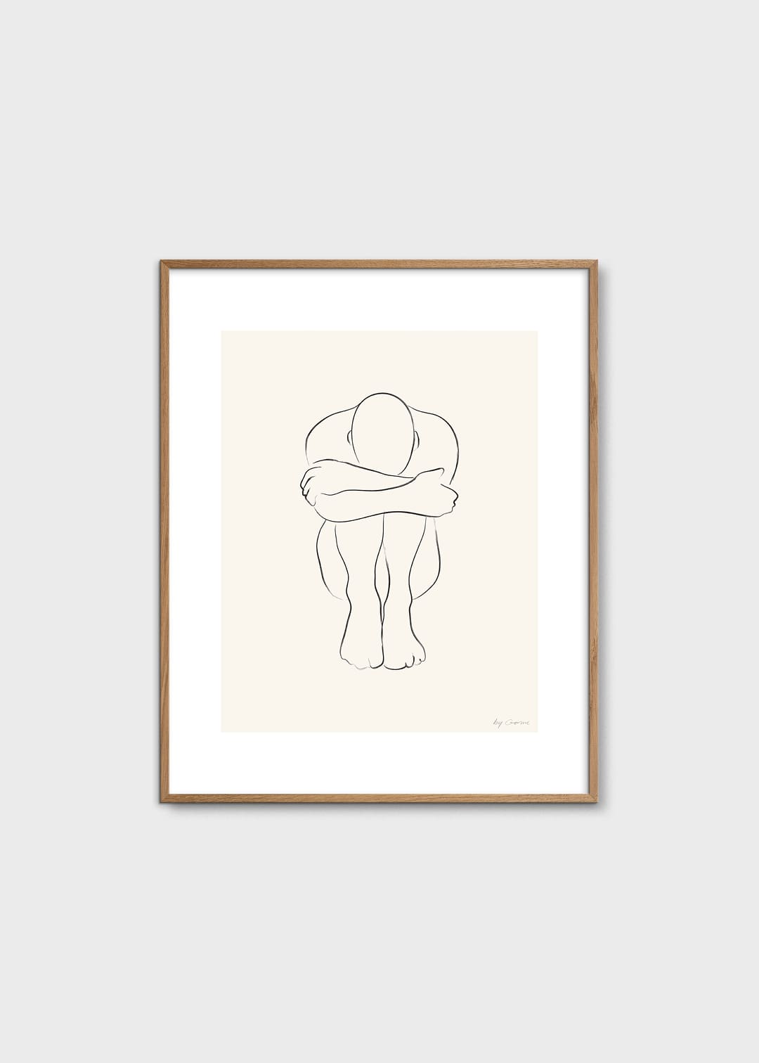 The Poster Club STATIC 03 Kunstdruck 40x50 cm beige