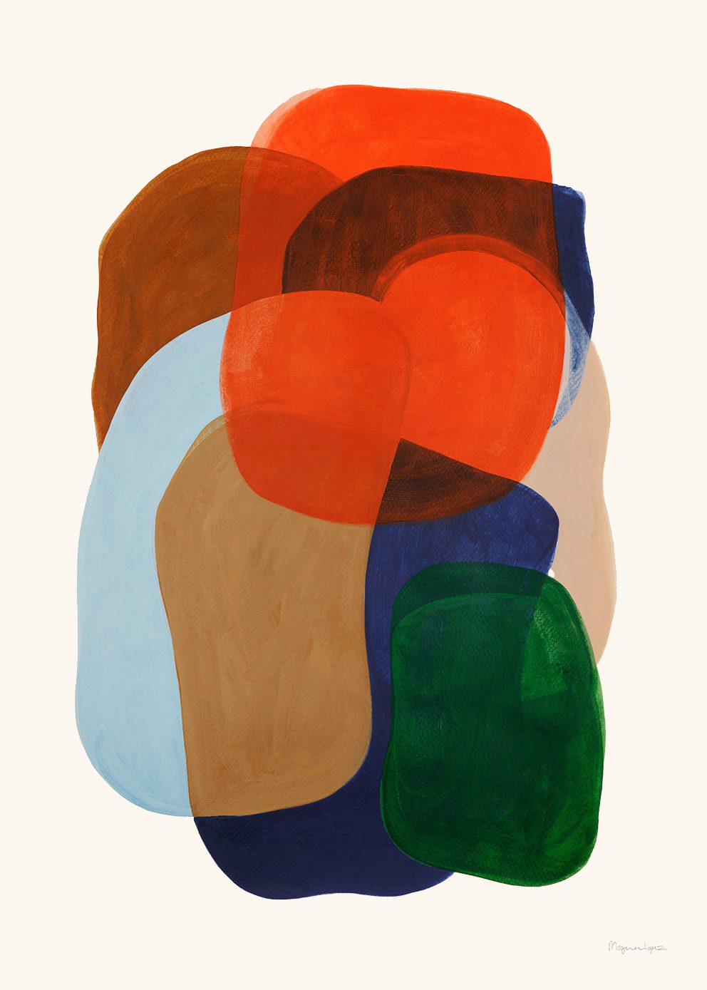 The Poster Club Big Hug Poster 30x40 cm abstrakt