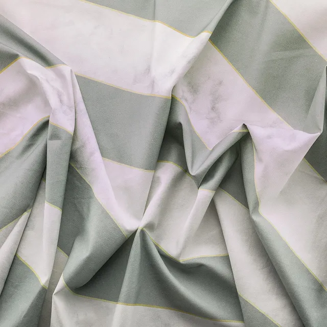 Mineheart Fashion Diagonal Marble Fabric Stoff grün Baumwolle