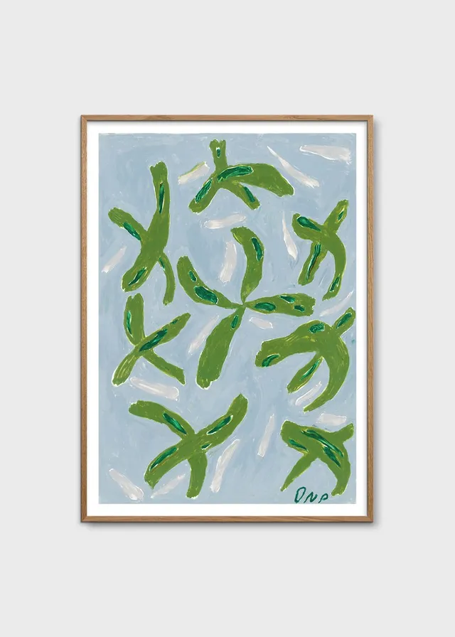 The Poster Club Art Prints Green Mill Poster 30x40 cm Blau Grün
