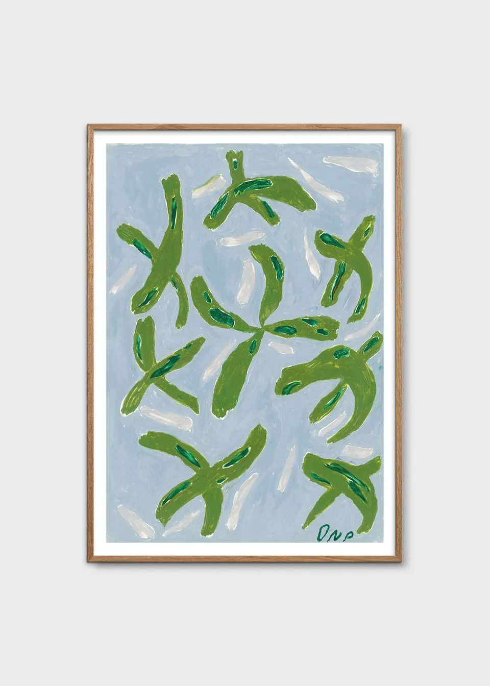 The Poster Club Art Prints Green Mill Poster 30x40 cm Blau Grün