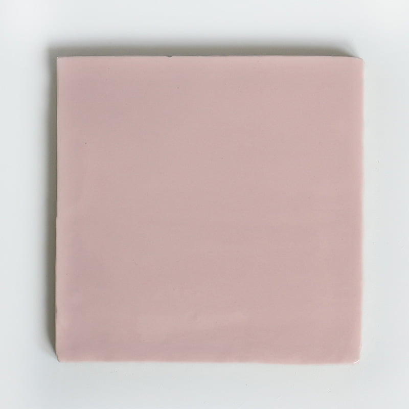 Storytiles Plain Lief Rose Fliese Rosa 13x13 cm Muster