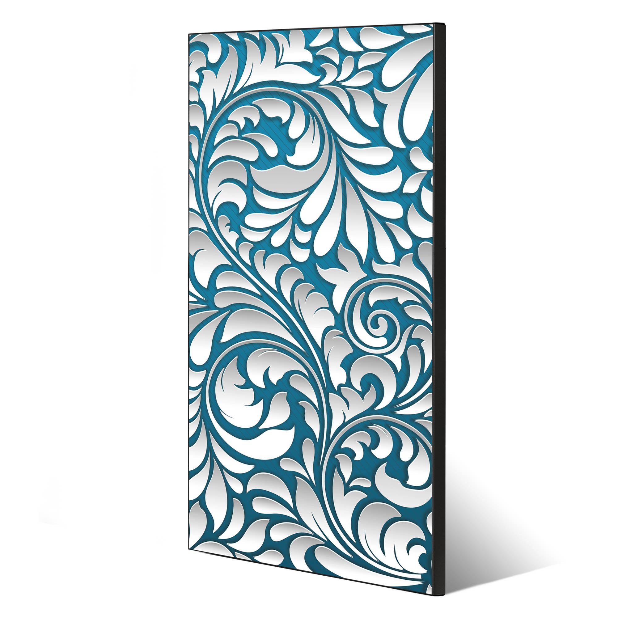 Banjado Magnettafel 37x78cm Magnetpinnwand Opulente Ranke