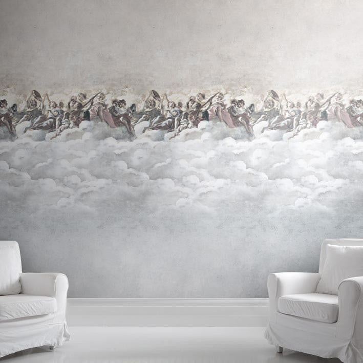 Mineheart In The Clouds Tapete Wolken A3 Muster glatt