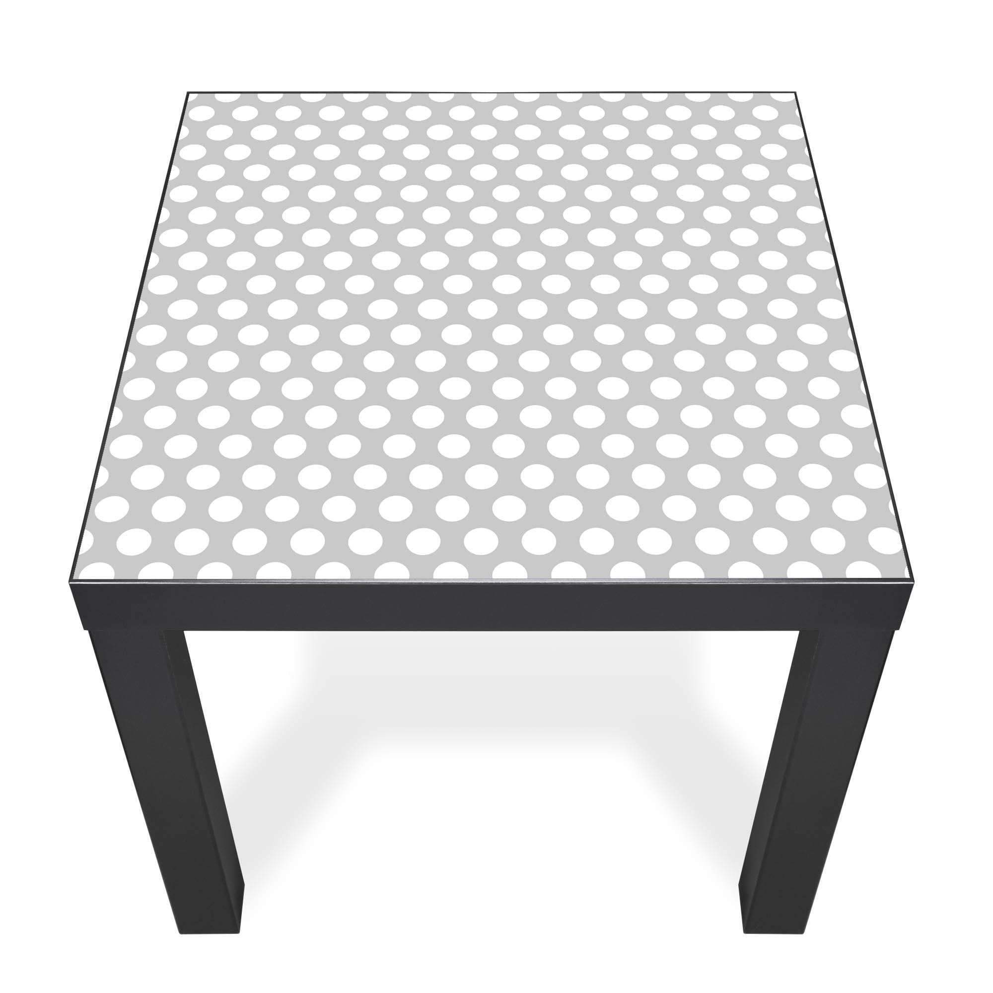 Banjado Möbelfolie Punkte Grau Tischfolie 55x55 selbstklebend