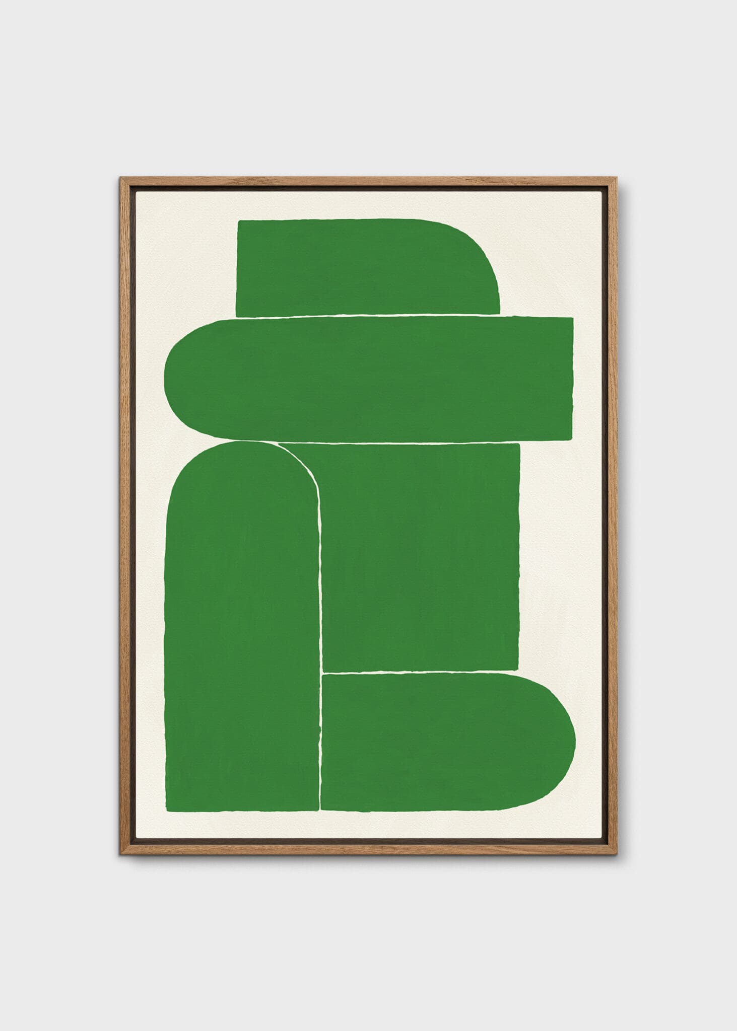 The Poster Club Art Prints 9PM Leinwandbild 50x70 cm Beige