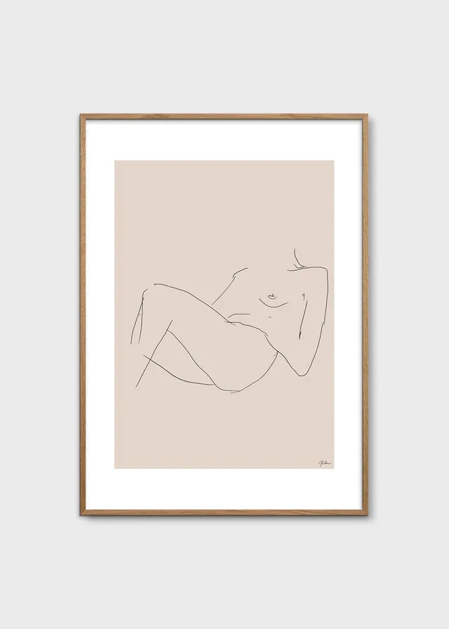 The Poster Club Raukeus Poster 50x70 cm Rosa Figuren
