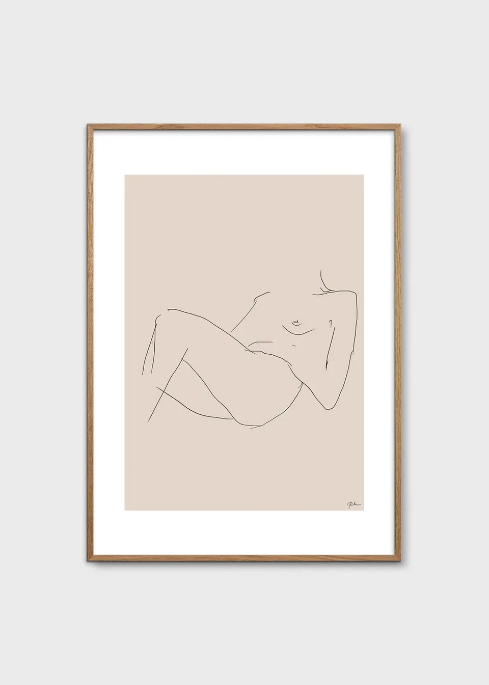 The Poster Club Raukeus Poster 50x70 cm Rosa Figuren