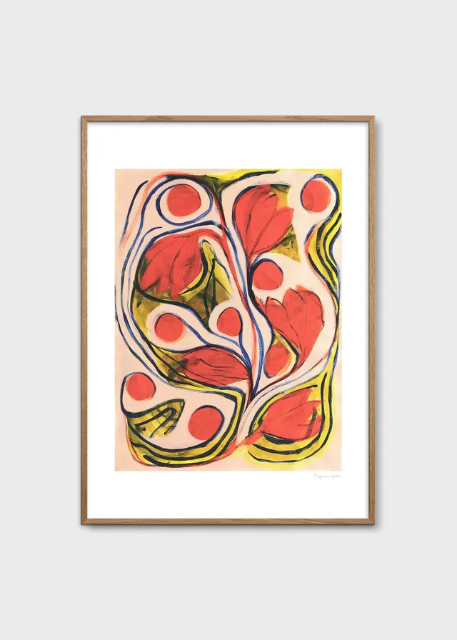 The Poster Club Summertime Kunstdruck 30x40 cm rosa-rot