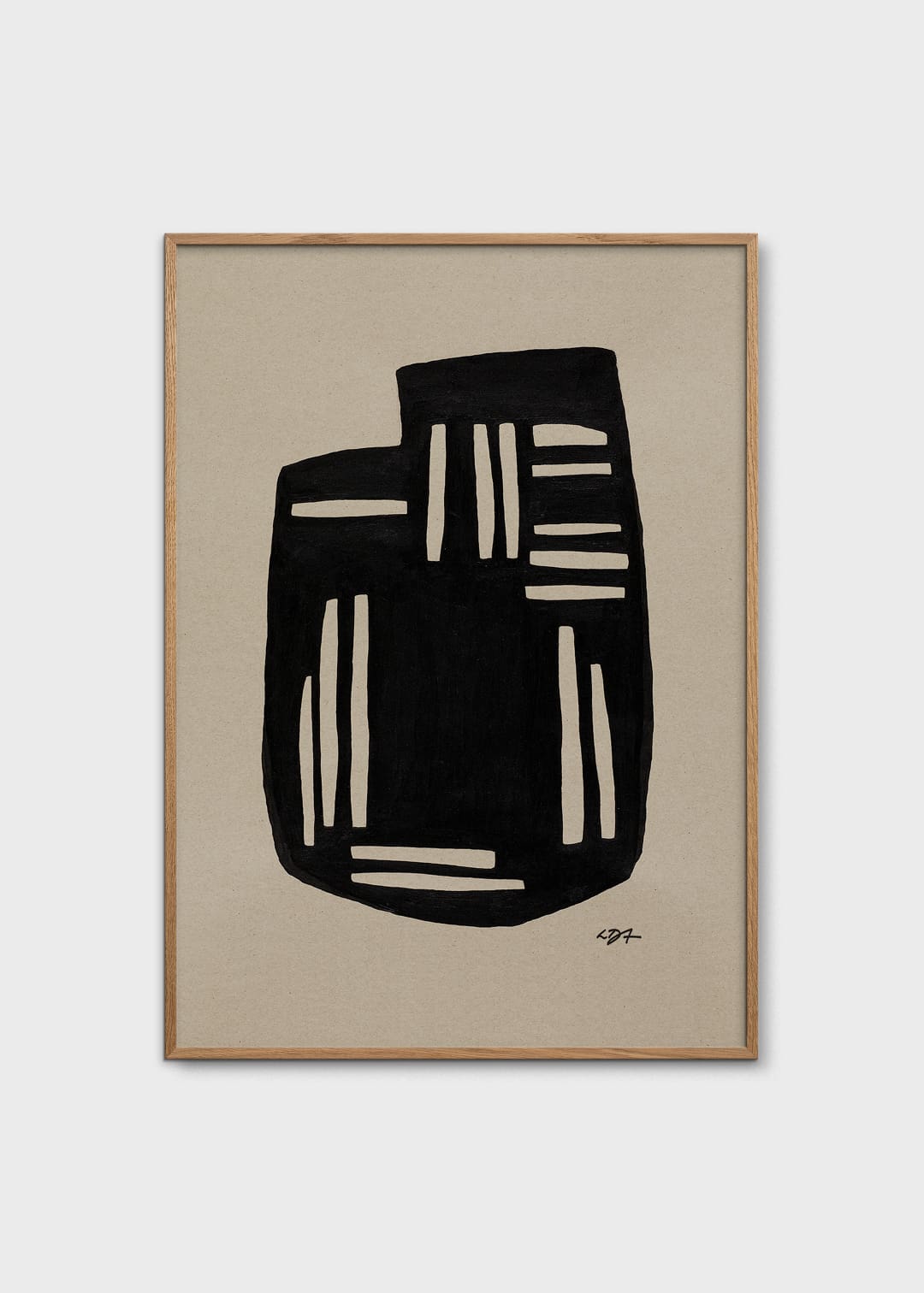 The Poster Club Art Prints Vases Poster A4 beige