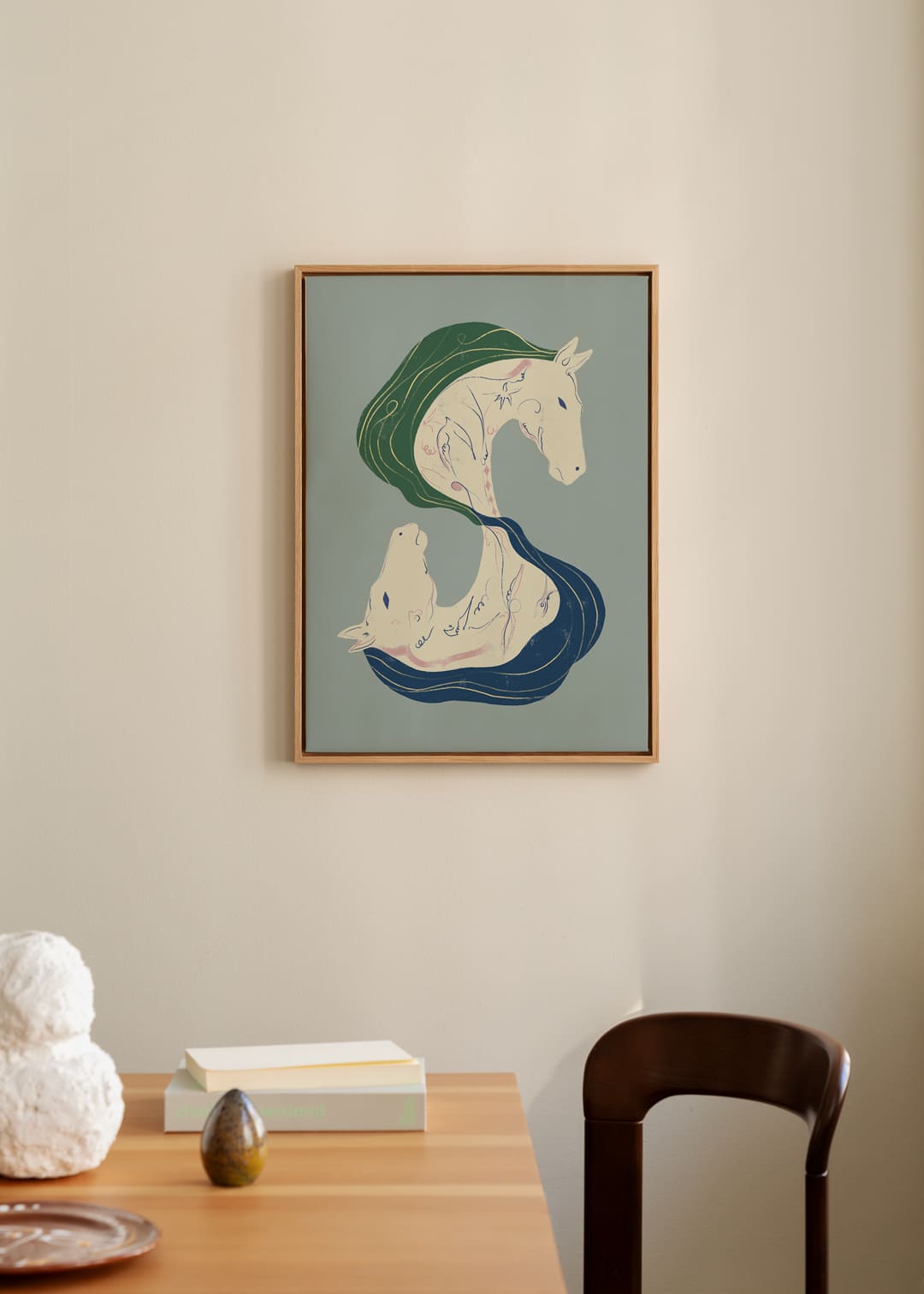 The Poster Club Art Prints Reflections of the Soul Leinwand 30x40