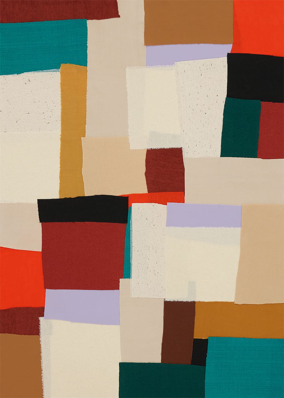 The Poster Club Fields Leinwand 30x40 cm beige