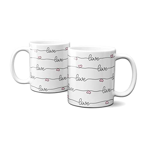 Hustling Sharks Wandbilder Love Tasse 330ml Herz Liebe