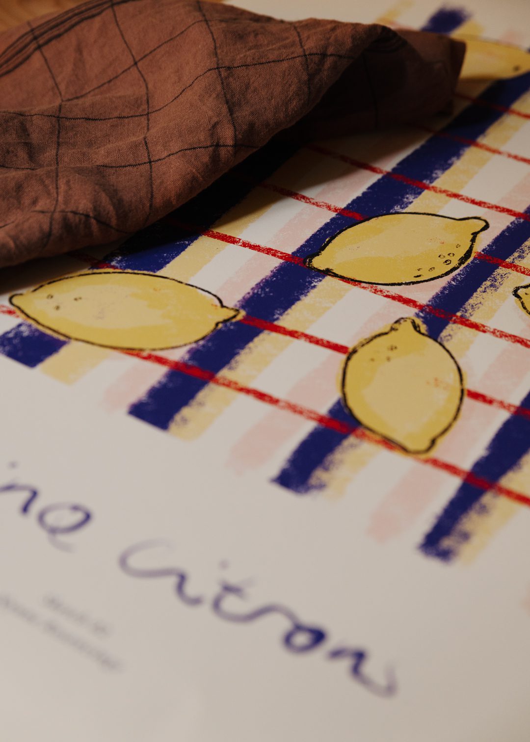 The Poster Club Cinq Citrons Poster 30x40 cm farbig