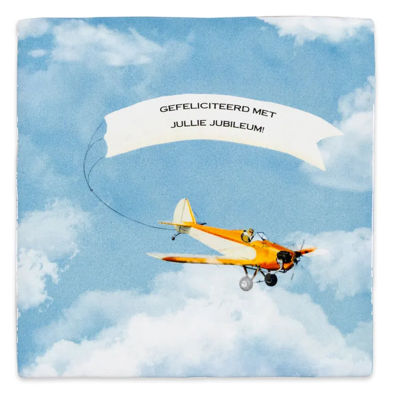 Storytiles Delft Blue Written in the Sky Wandfliese 10x10 cm