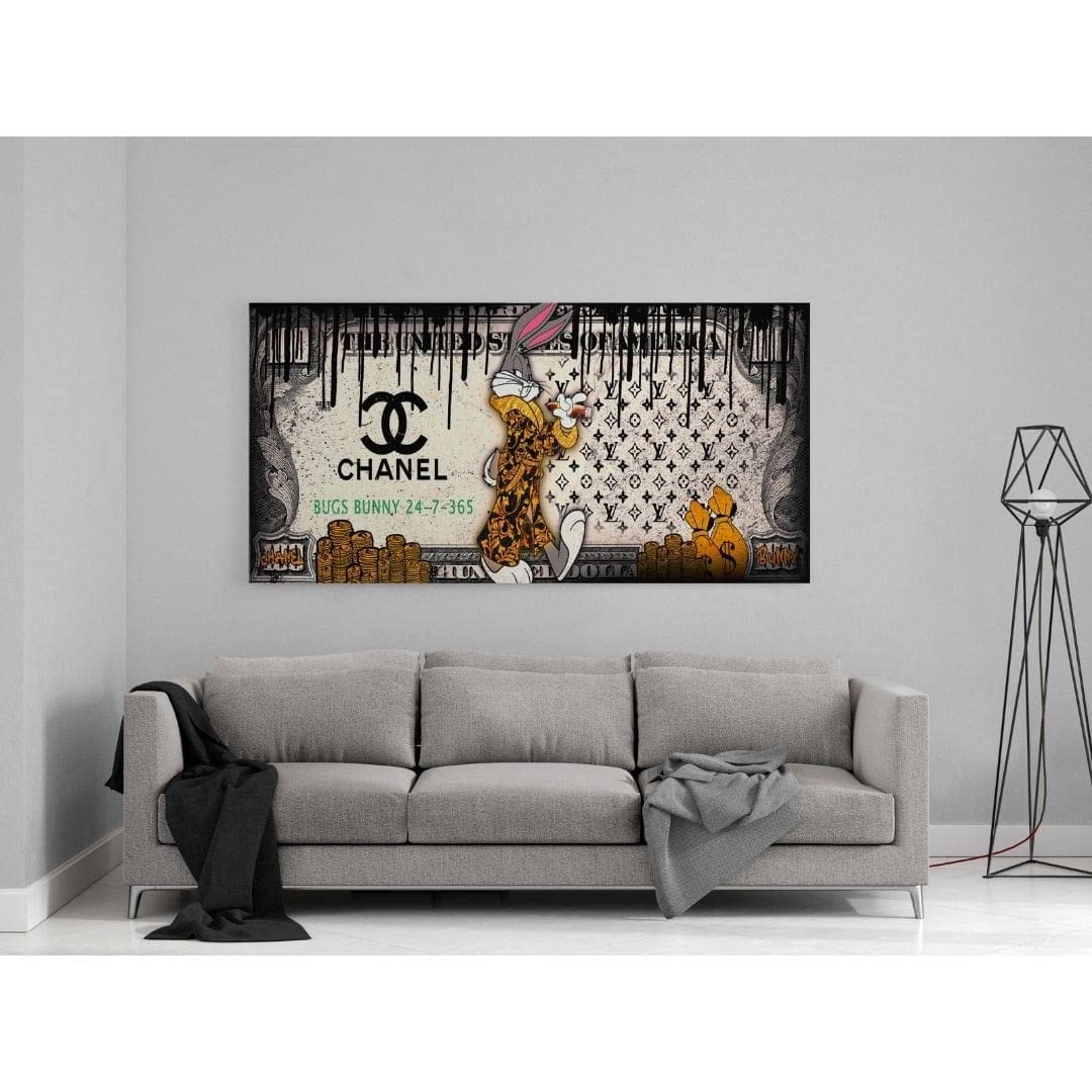 Hustling Sharks Wandbilder Luxury #2 Leinwandbild 140x70