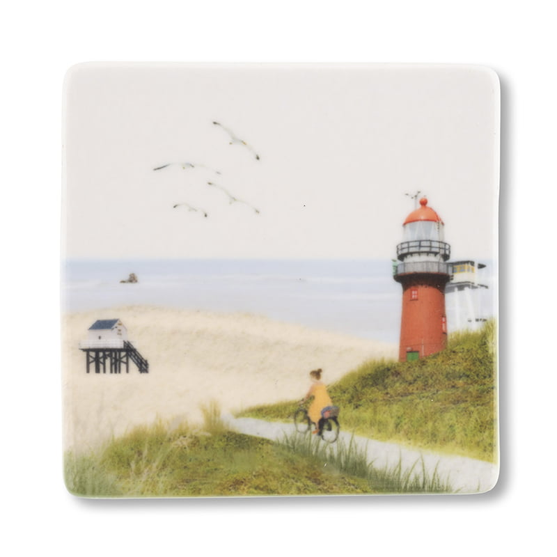 StoryTiles Mini's Fietsend op Vlieland Mini Wandfliese Fahrradmotiv