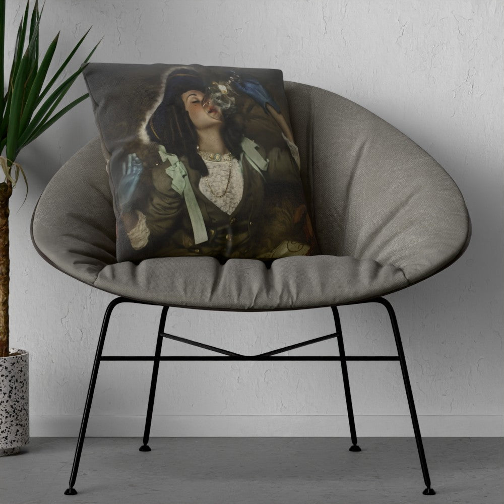 Mineheart Air is Not Enough Kissen 46x46 Faux Linen