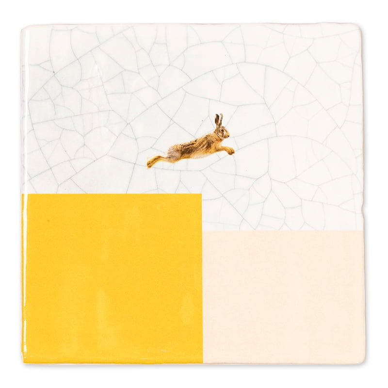 Storytiles Delft blue Een vliegende Start Wandfliese S 10x10 cm Sport