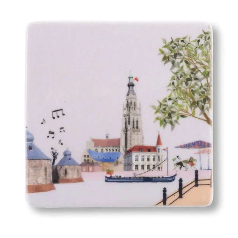 Storytiles Mini's Dan denk ik aan Breda Wandfliese Breda-Motiv